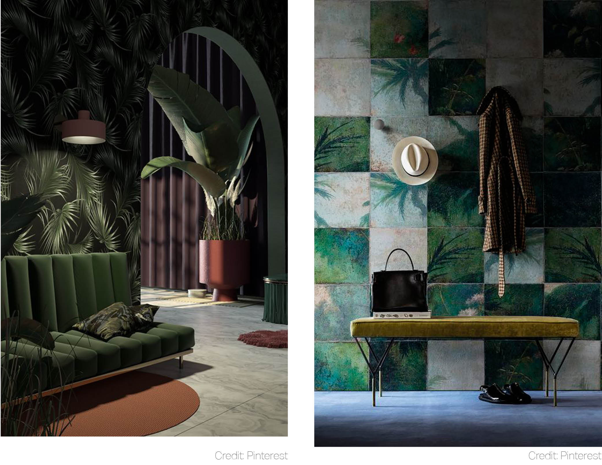 tropical luxe given a moody face dim lights sense of eternity space ochre and orpiment old tints interior design