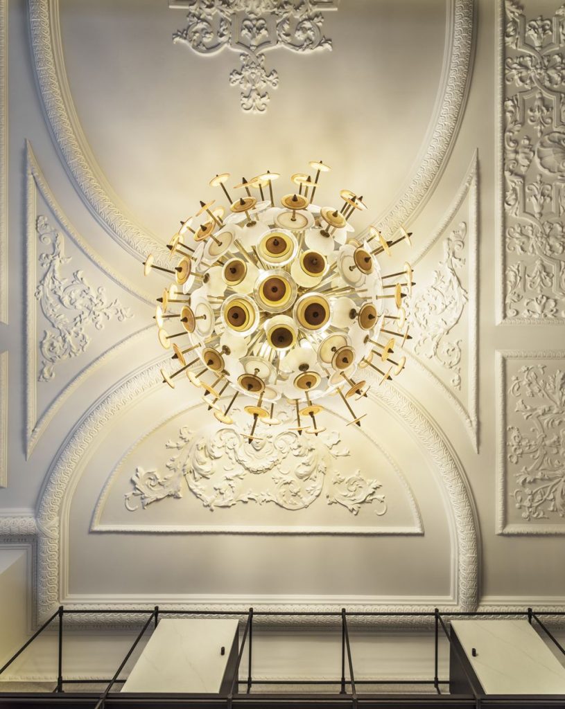 statement ceiling chandelier