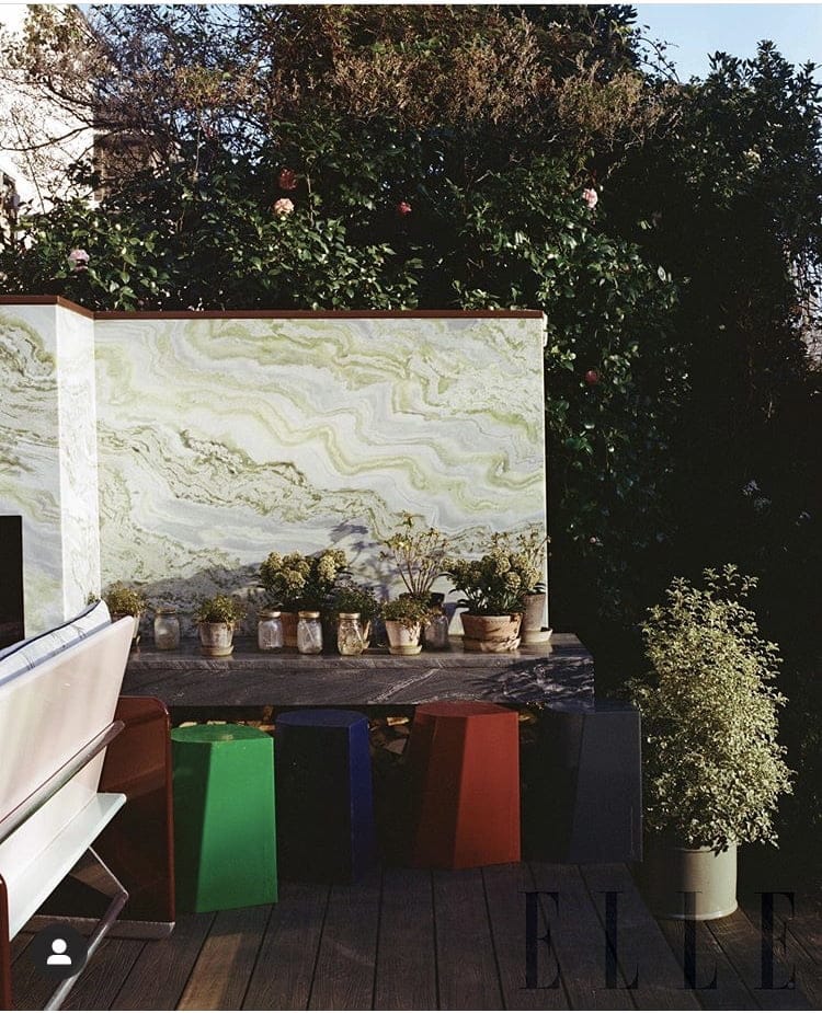 terraced garden table