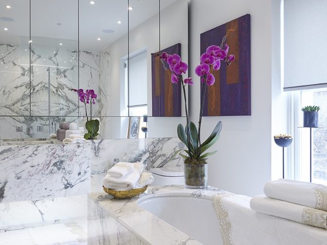 marble bathroom