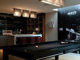 pool table in residential property