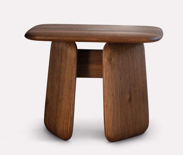 stonehenge walnut stool by zanat