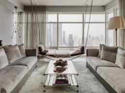 lexington avenue apartment rug and hammock