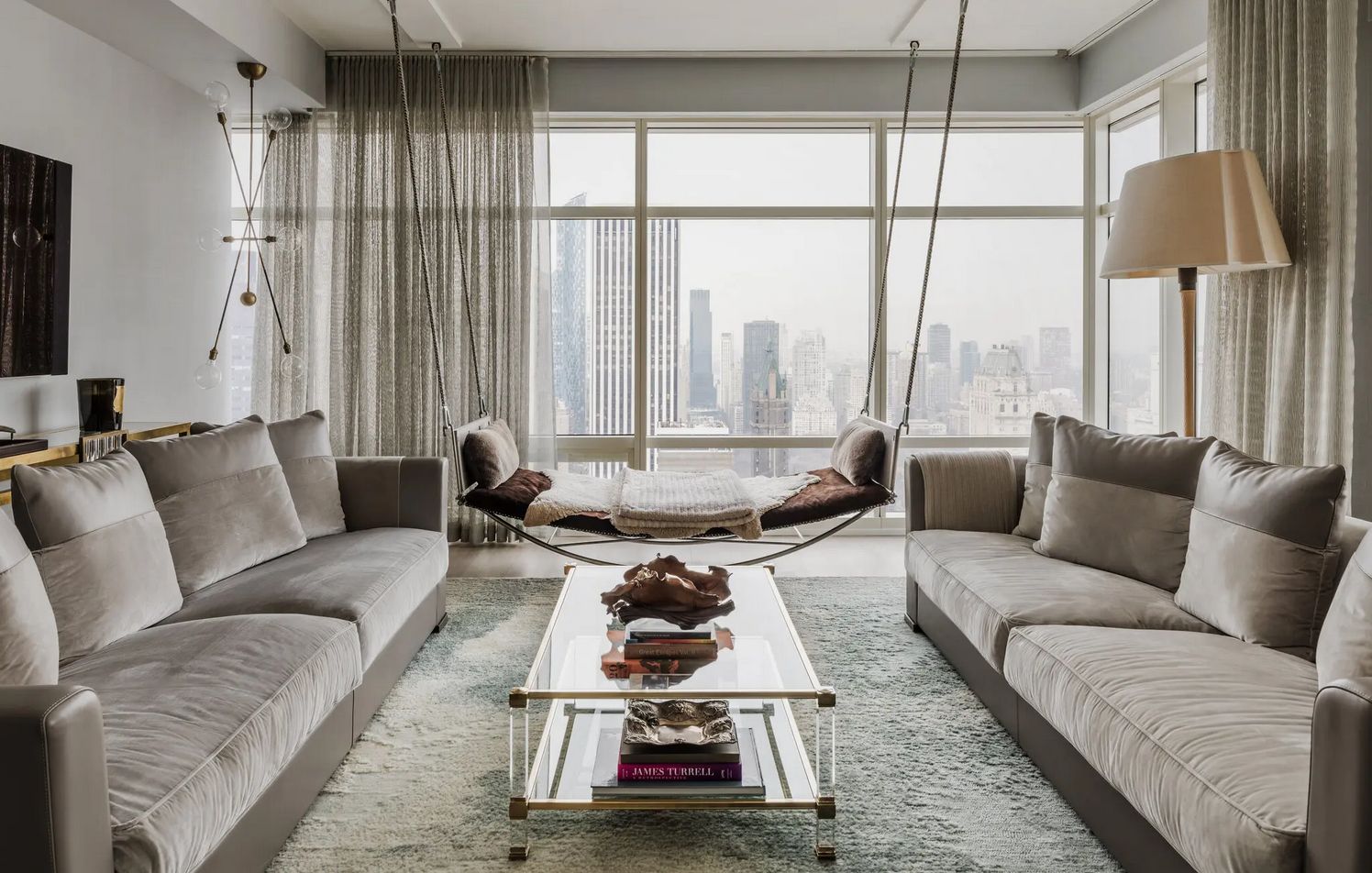 lexington avenue apartment rug and hammock