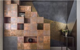 wall space for art and sculptures
