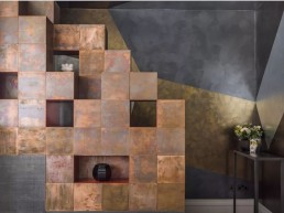 wall space for art and sculptures