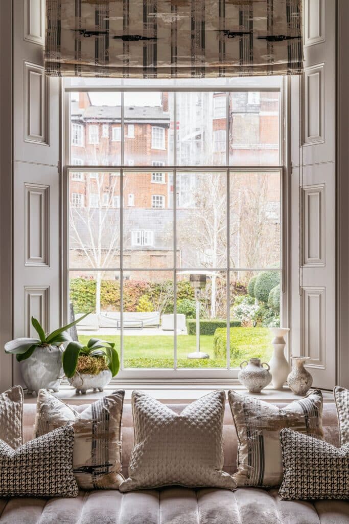 garden view & window treatments